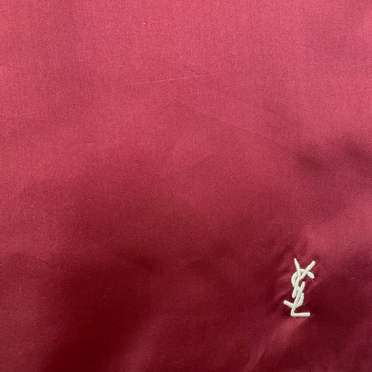 YSL Yves Saint Laurent Silk Scarf Pocket Square Hankie Square - 5191