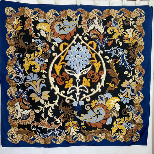 CABI Carol Anderson Paisley Floral Silk Scarf - Square - 5198