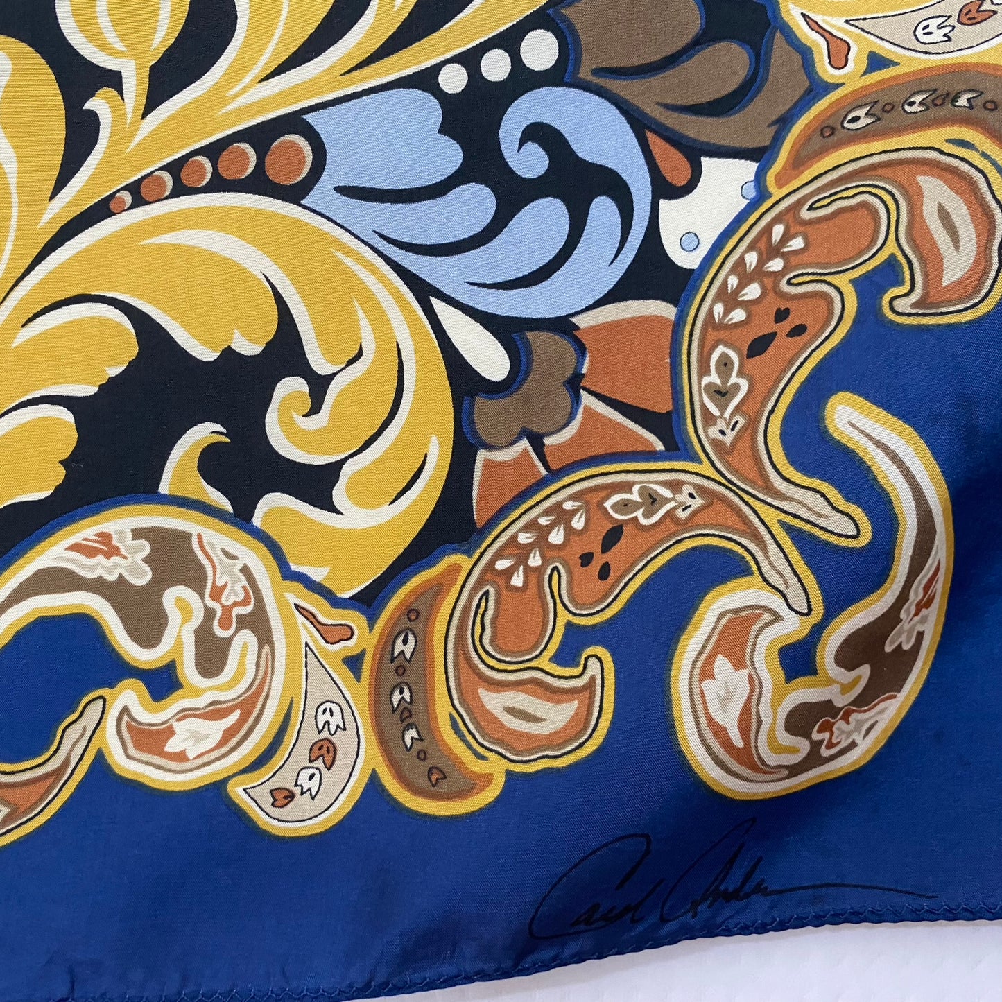 CABI Carol Anderson Paisley Floral Silk Scarf - Square - 5198