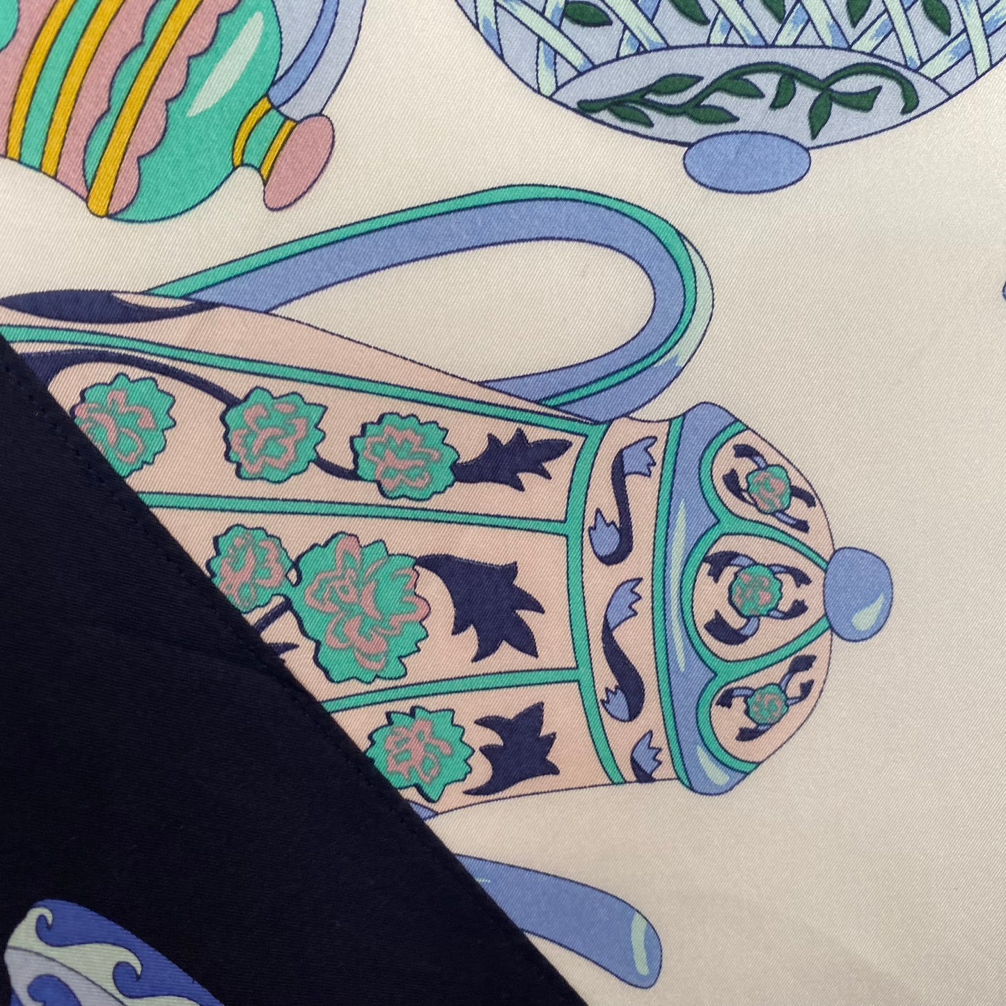 Talbots Tea Theme Silk Scarf - Square – 5204