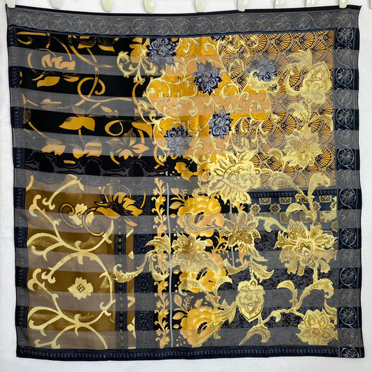 Ellen Tracy Silk Scarf - Square - 5206