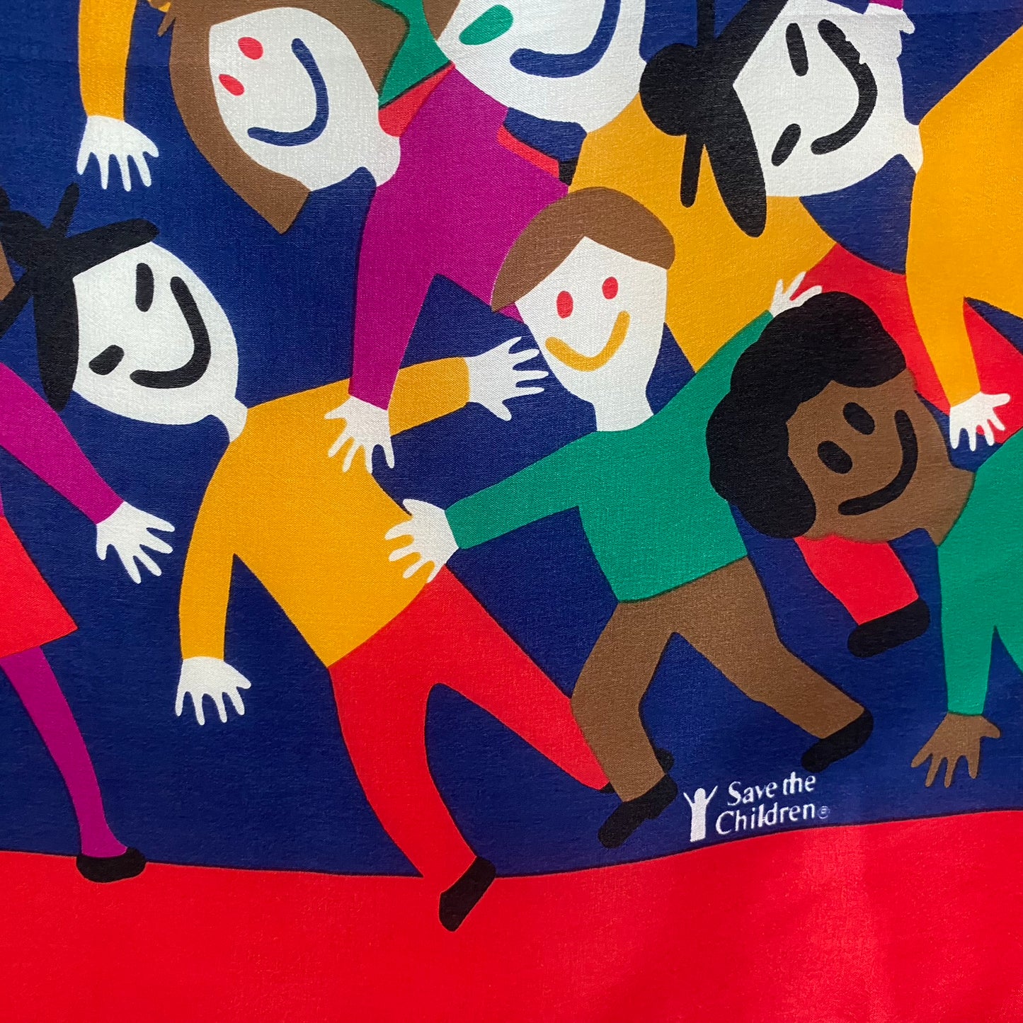 Save the Children Art Design Silk Scarf - Square – 5207