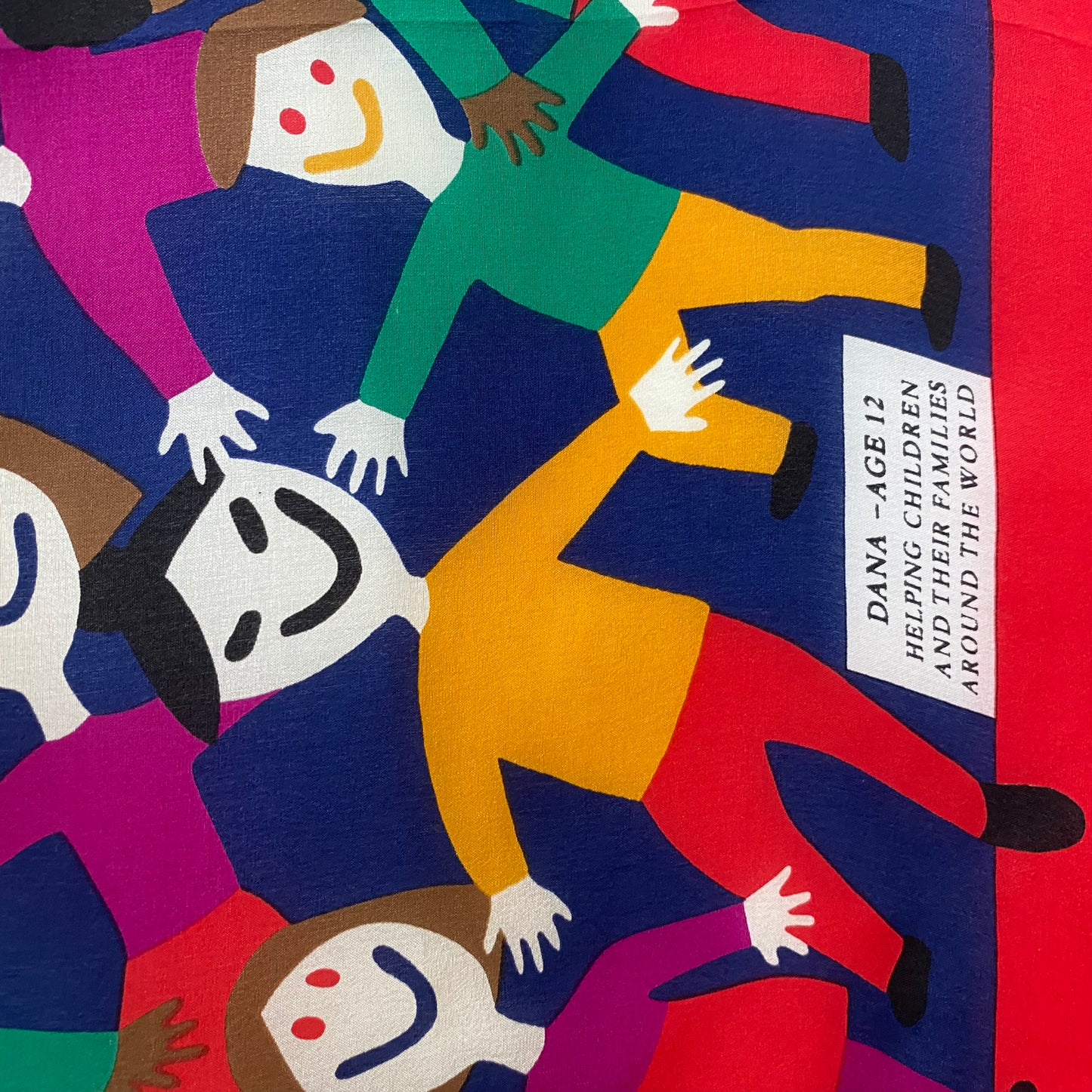 Save the Children Art Design Silk Scarf - Square – 5207