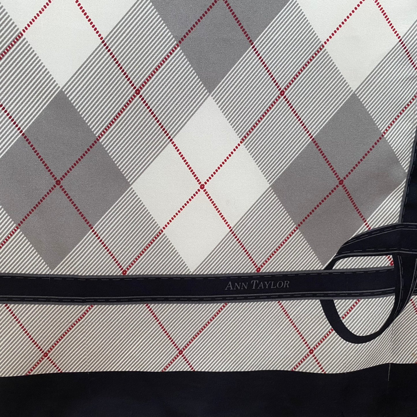 Ann Taylor Equestrian Silk Scarf - Square - 5209