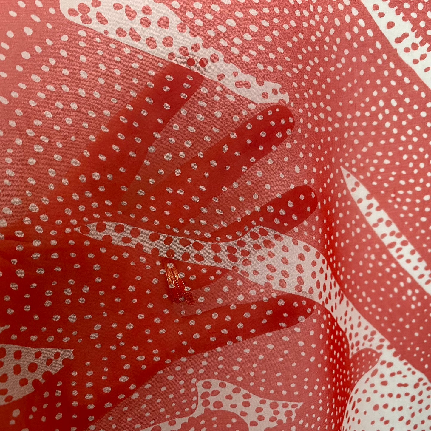 Anne Klein Lion Art Silk Scarf Square - 5211