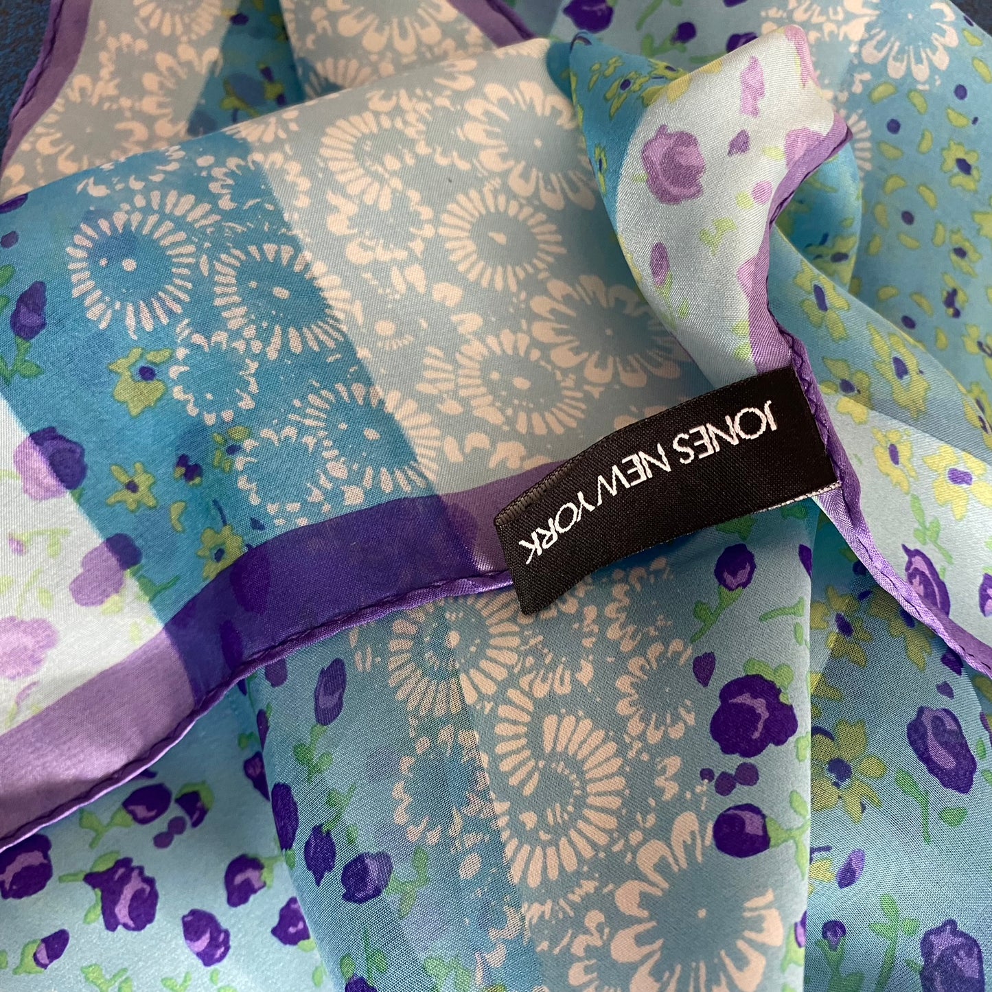 Jones New York Floral Silk Scarf - Long – 5226