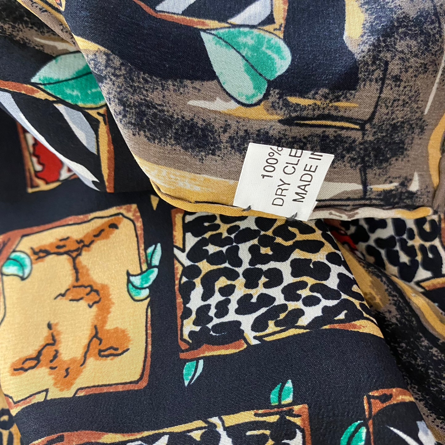 Ralph Marlin Animal Print Silk Scarf - Long – 5229