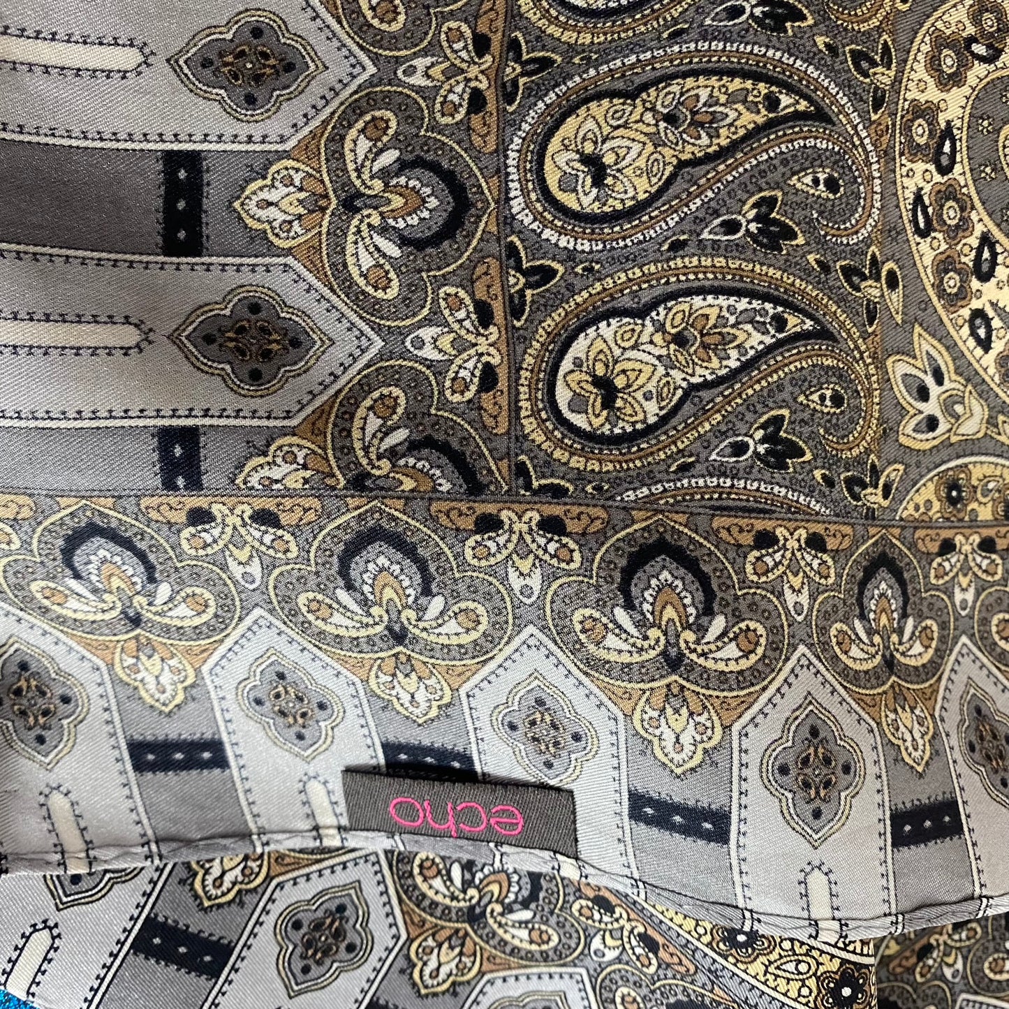 Echo Paisley Floral Silk Scarf - Long – 5237