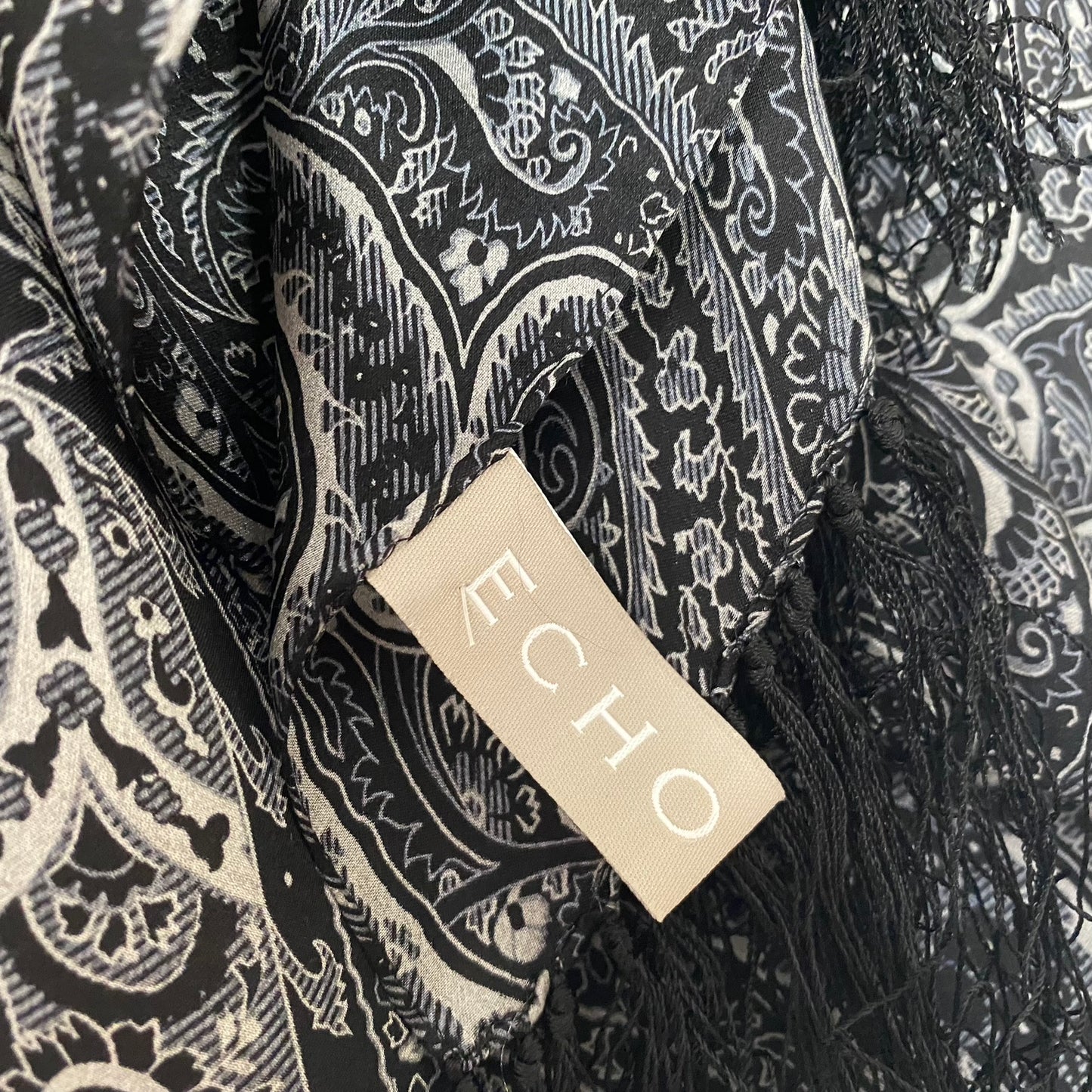 Echo Paisley Floral Silk Scarf - Long – 5238