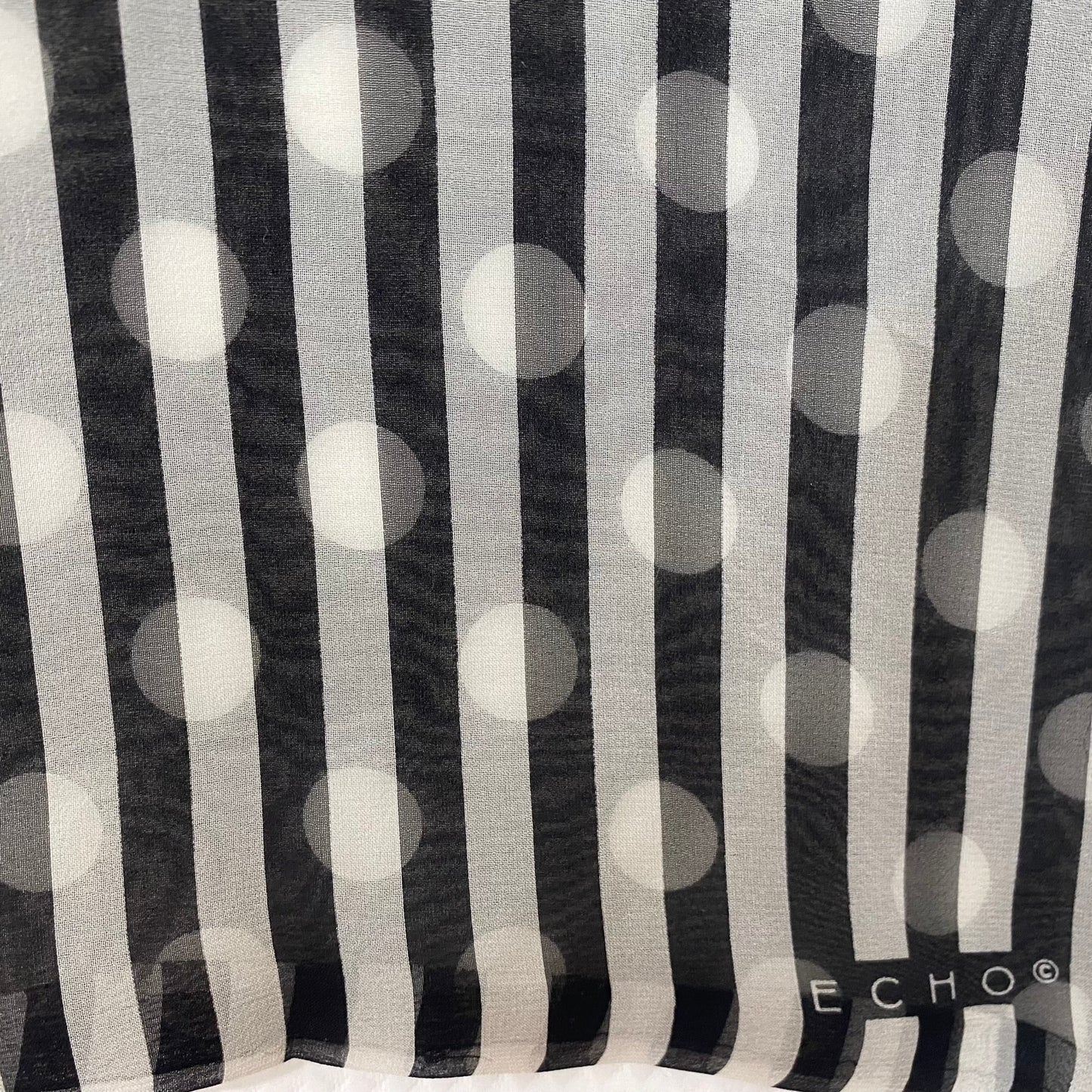ECHO Vintage 2 Ply Silk Scarf - Long - 5239