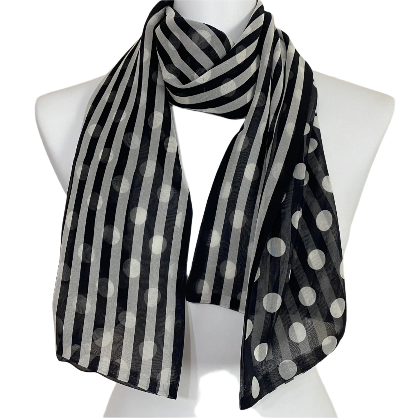 ECHO Vintage 2 Ply Silk Scarf - Long - 5239