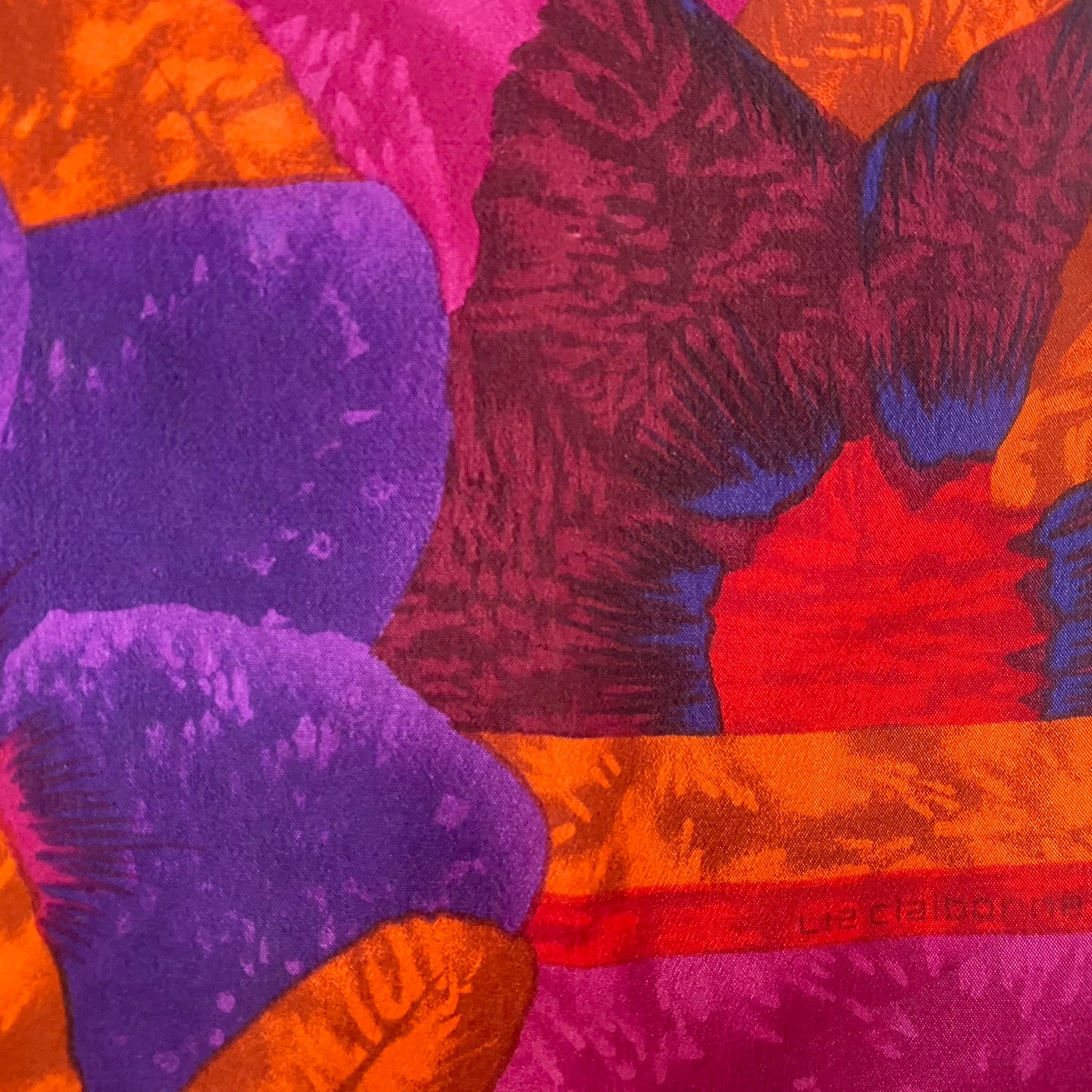 Liz Claiborne Tropical Floral Silk Scarf - Long – 5240