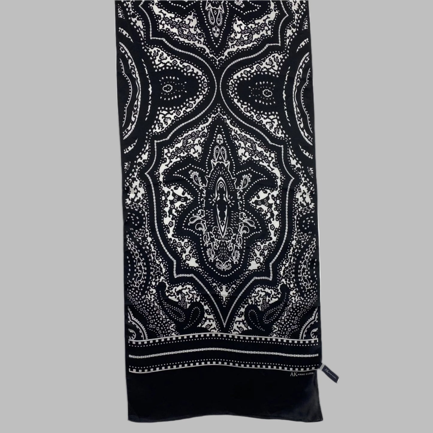 Anne Klein Paisley Floral Silk Scarf - Long - 5250