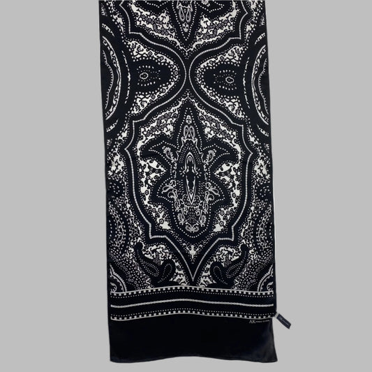 Anne Klein Paisley Floral Silk Scarf - Long - 5250