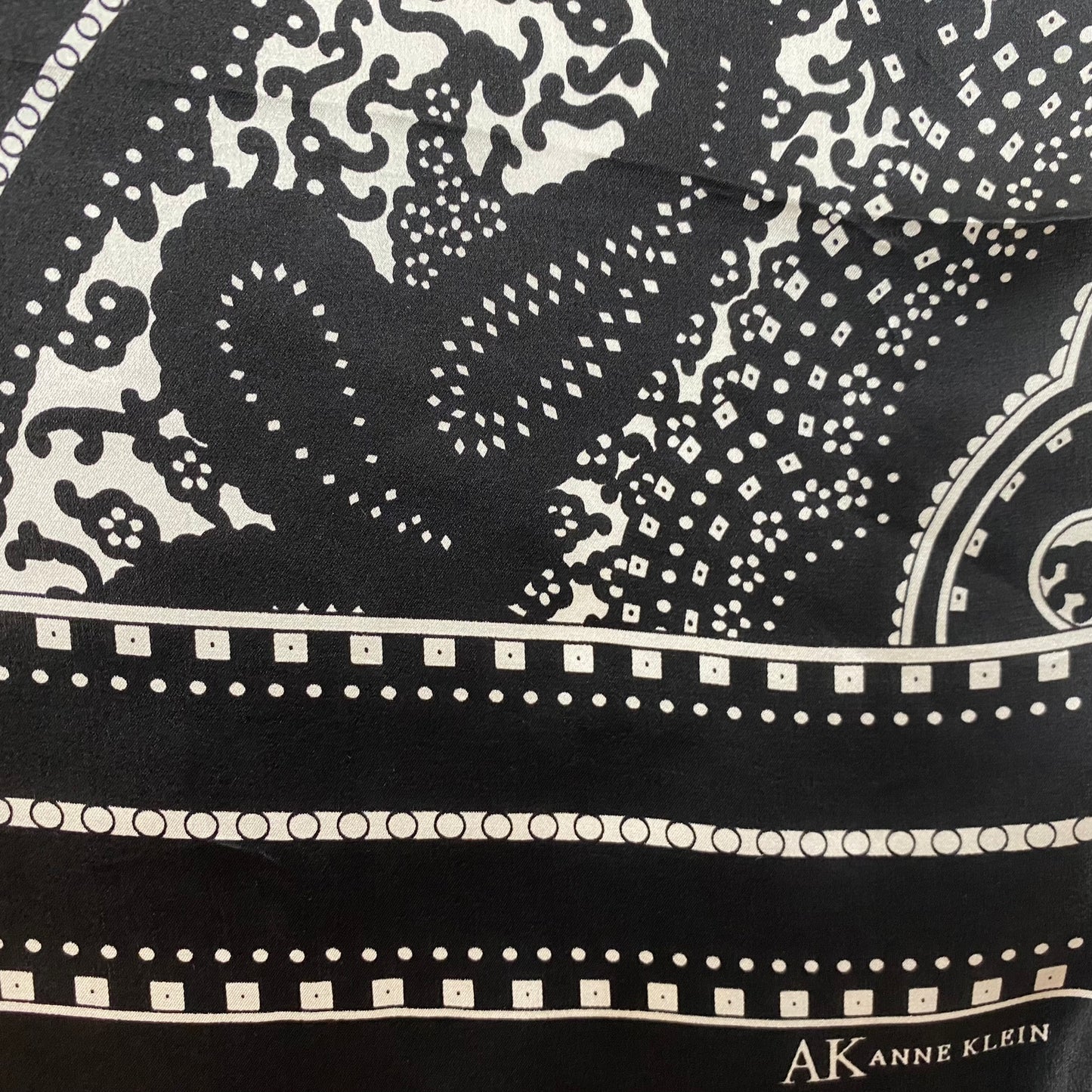 Anne Klein Paisley Floral Silk Scarf - Long - 5250