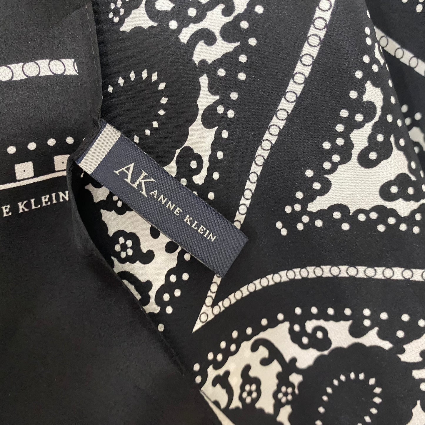 Anne Klein Paisley Floral Silk Scarf - Long - 5250
