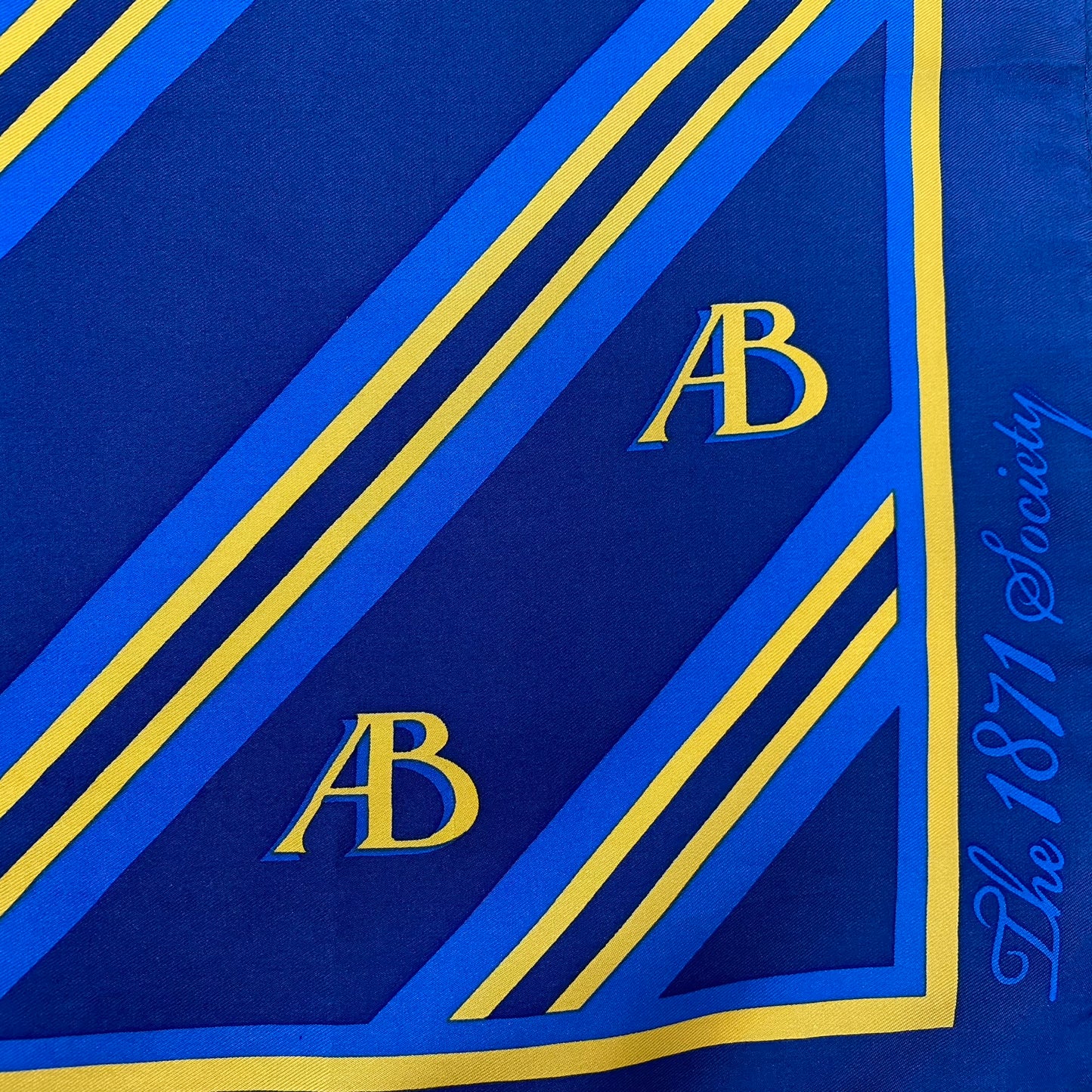 AB Silk Scarf - The 1871 Society Design Long - 5256