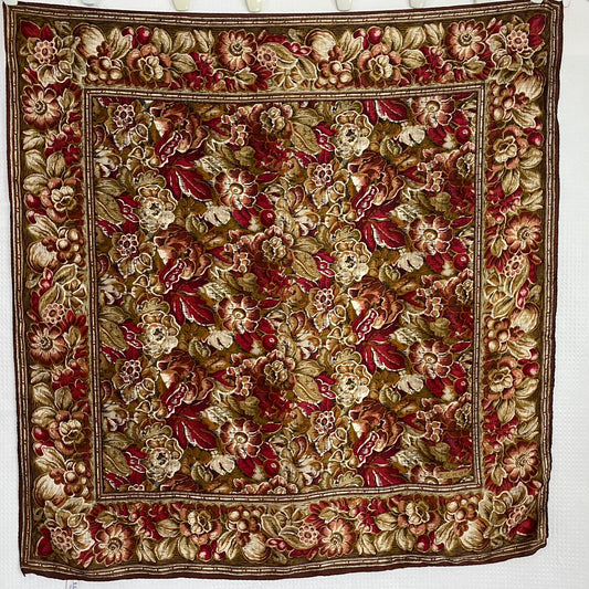 Echo Floral Silk Scarf - Square - 5258