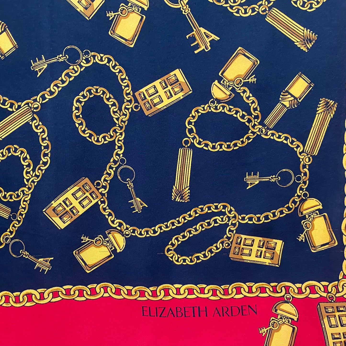 Elizabeth Arden Jewelry Chains Charms Silk Scarf - Square – 5263