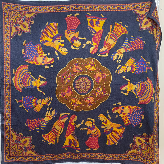 Art Dancers Design Silk Scarf - Square - 5270