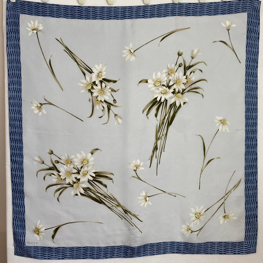 Echo Daisies Silk Scarf - Square - 5271