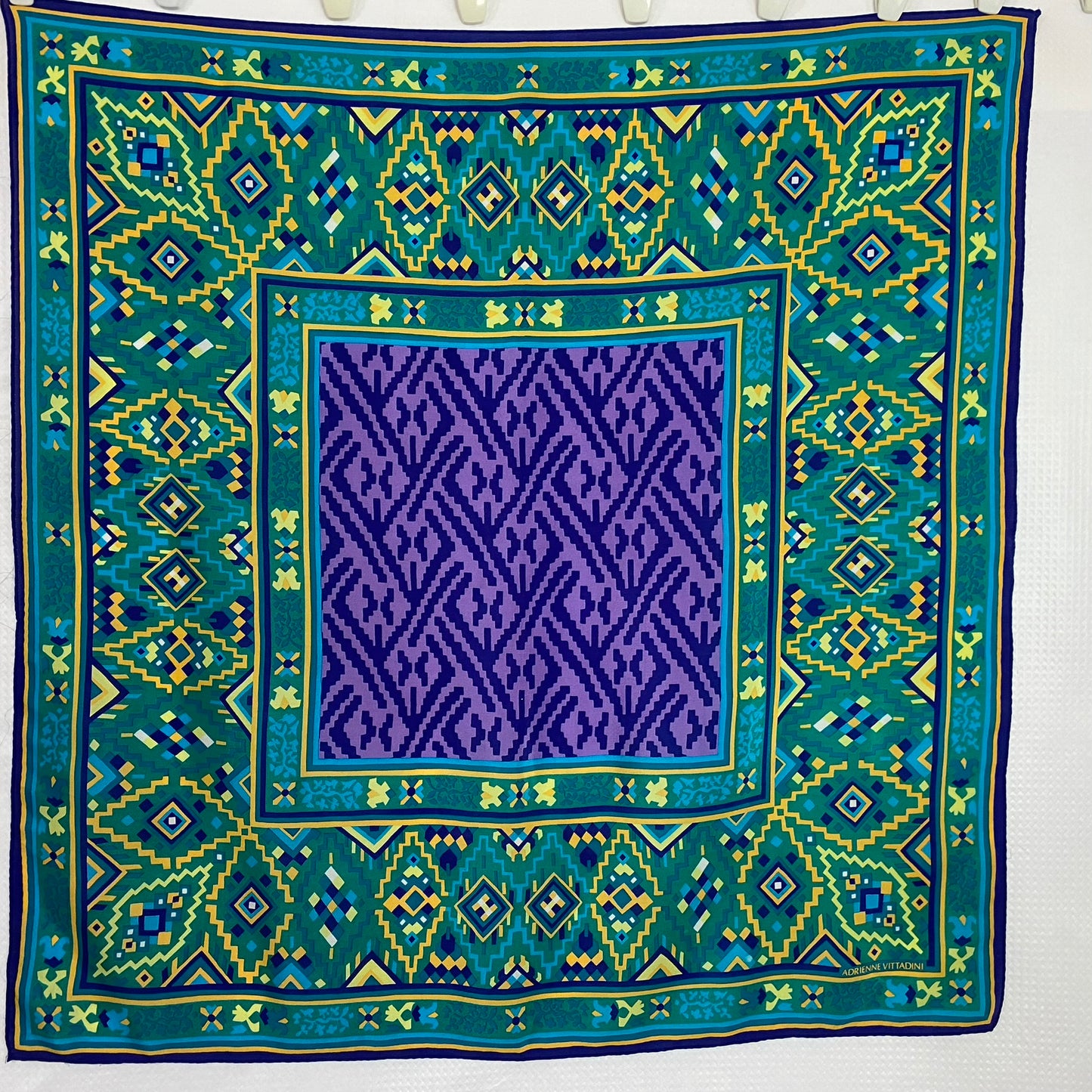 Adrienne Vittadini Silk Scarf - Square - 5275
