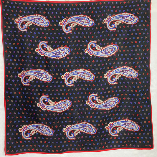 ELAINE GOLD Designer Silk Scarf Square - 5276