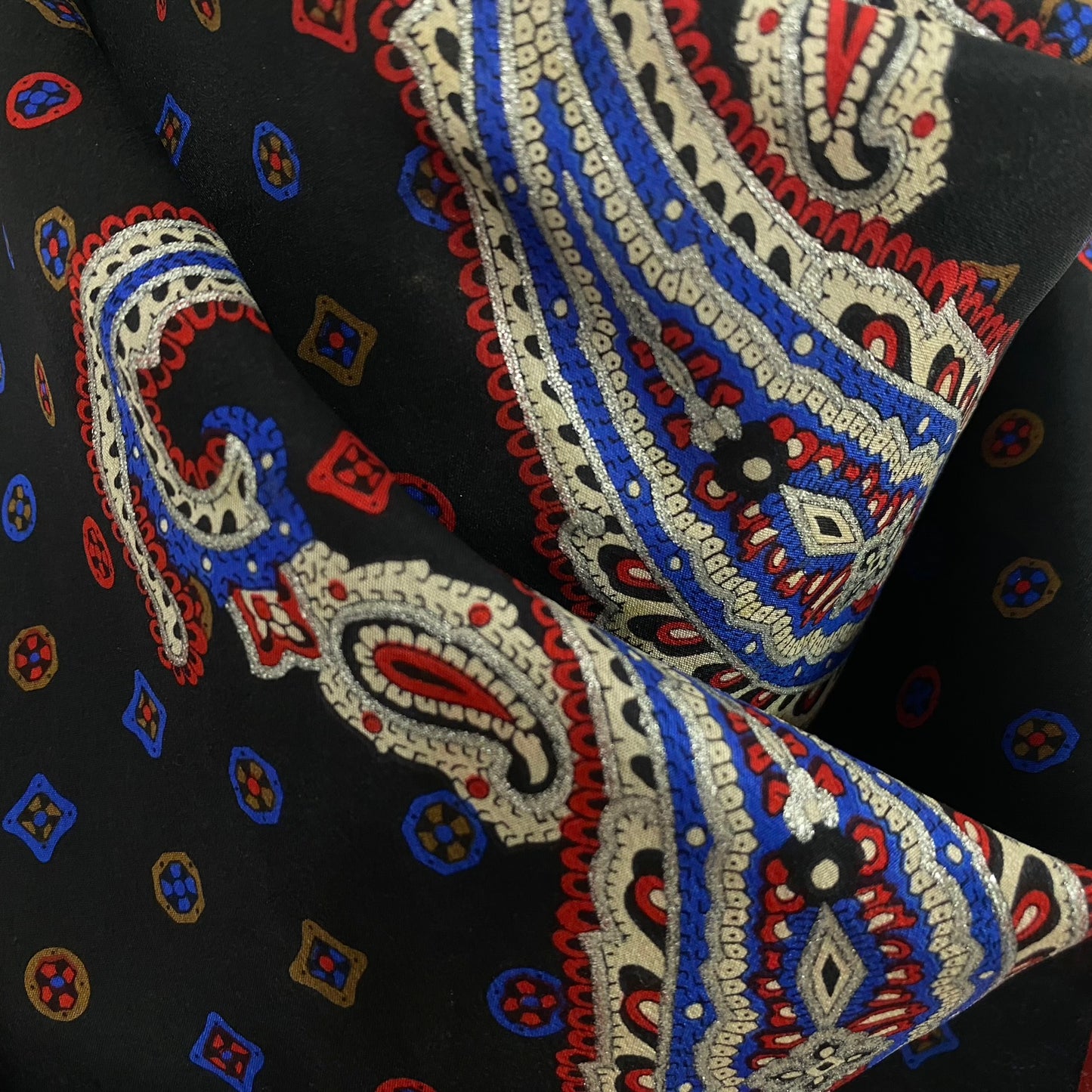 ELAINE GOLD Designer Silk Scarf Square - 5276