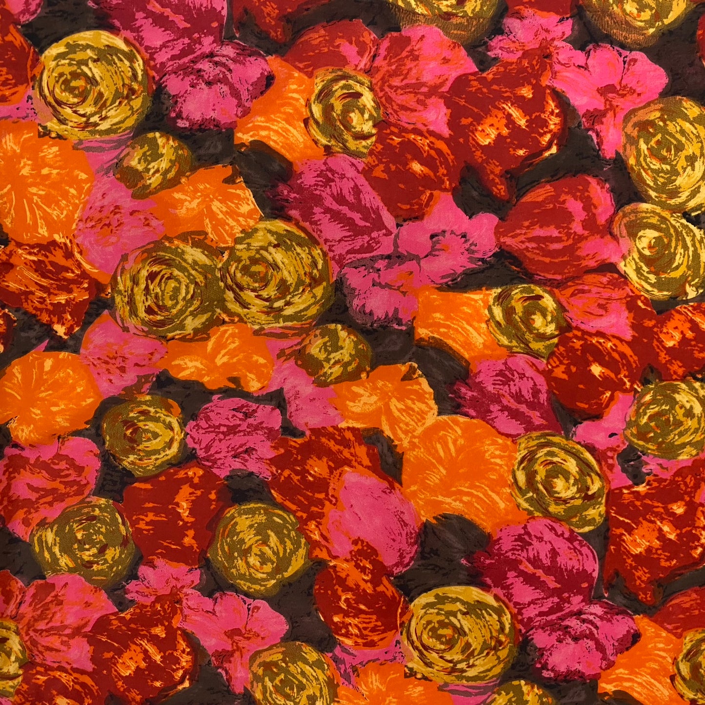 WILFRED Silk Scarf - Square Vibrant Floral Print - 5283