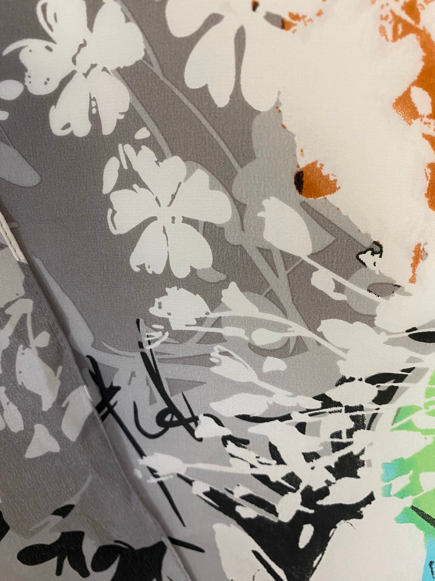 Cynthia Rowley Floral Art Silk Scarf - Long – 4925