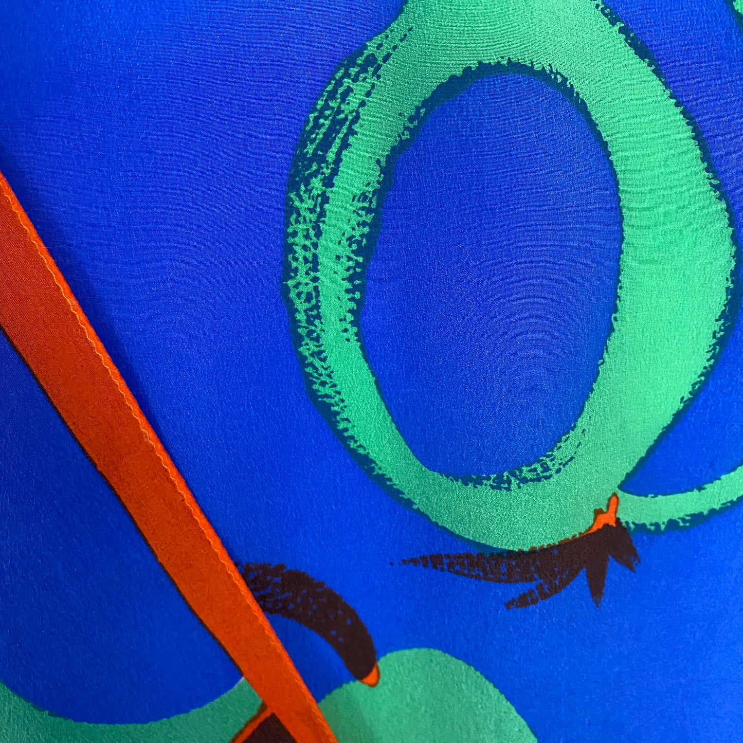 Anne Klein Abstract Art Silk Scarf - Long - 4934