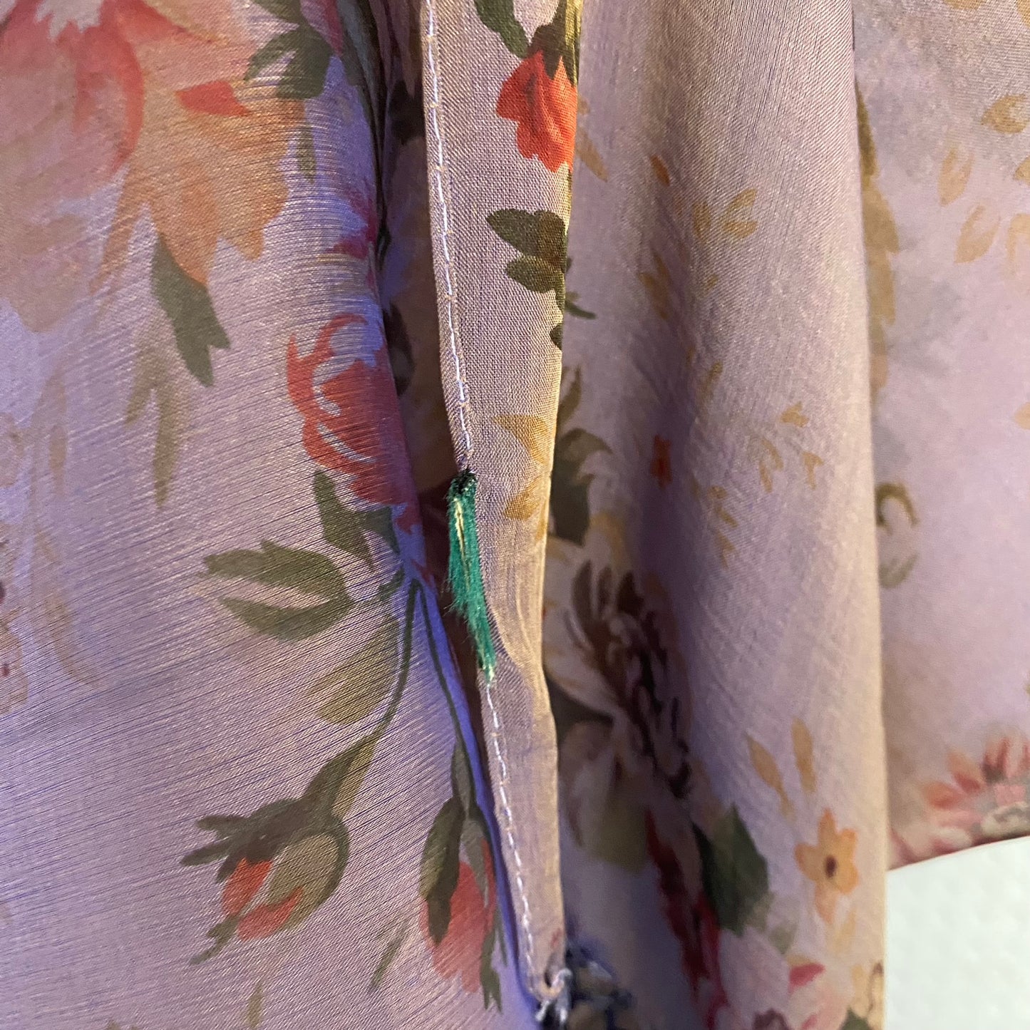 Ralph Lauren Sheer Floral Silk Scarf - Long – 4893